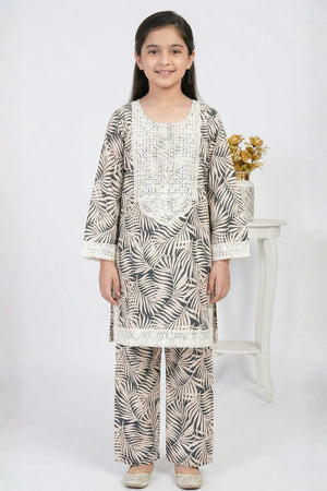2 PIECE - EMBROIDERED LAWN SUIT