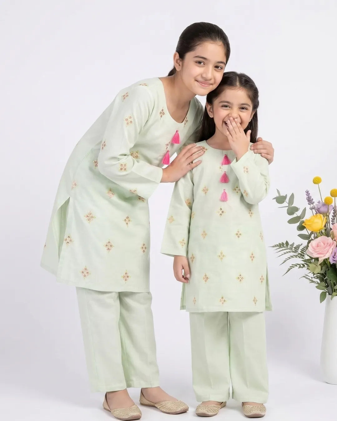2 PIECE - EMBROIDERED KHADDAR SUIT