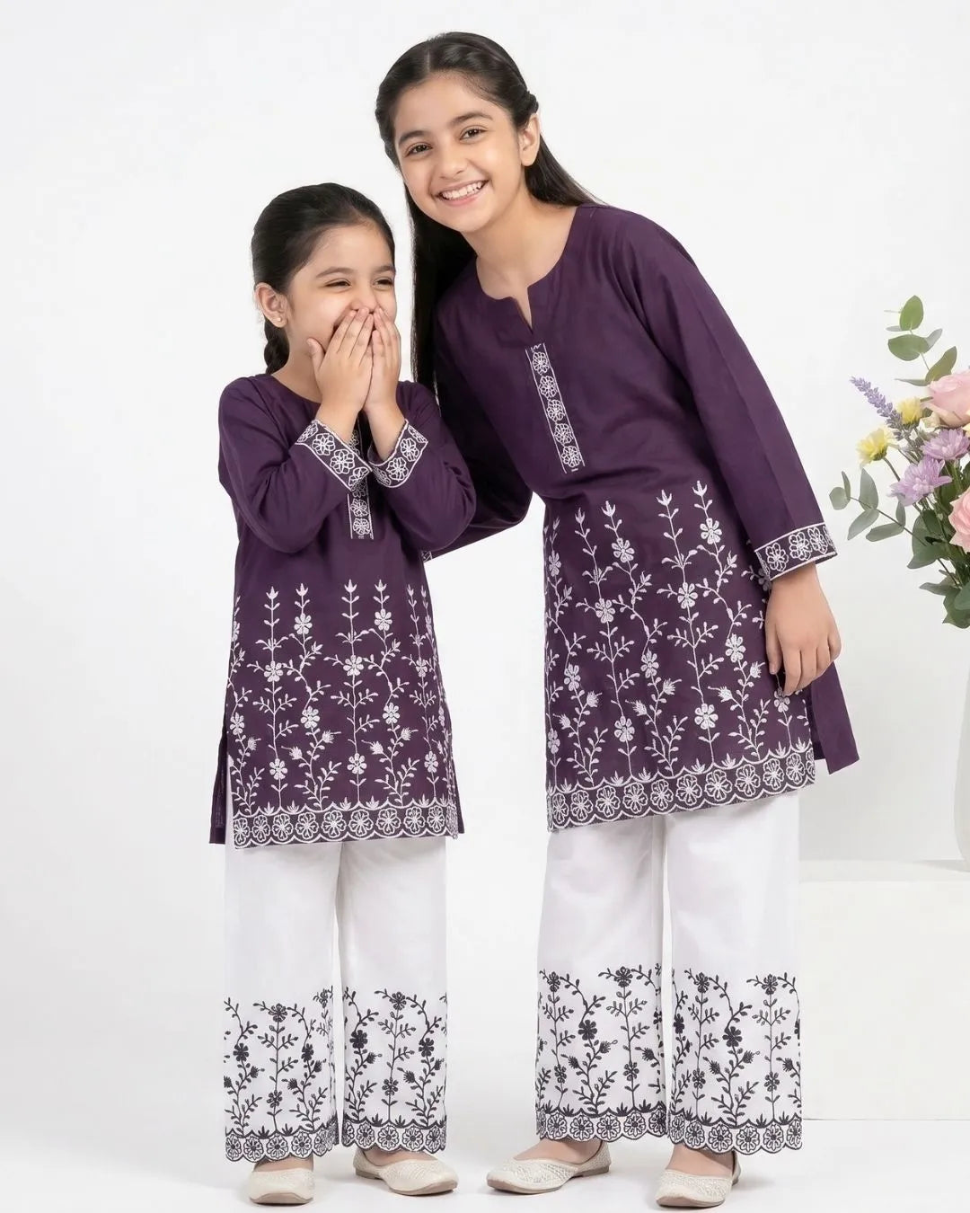 EMBROIDEREDCOTTON SUIT