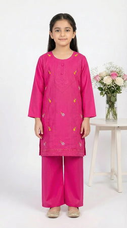 2 PIECE - EMBROIDERED KHADDAR SUIT