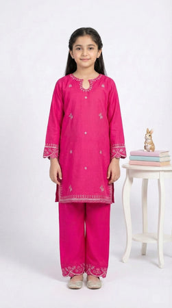 2 PIECE - EMBROIDERED KHADDAR SUIT