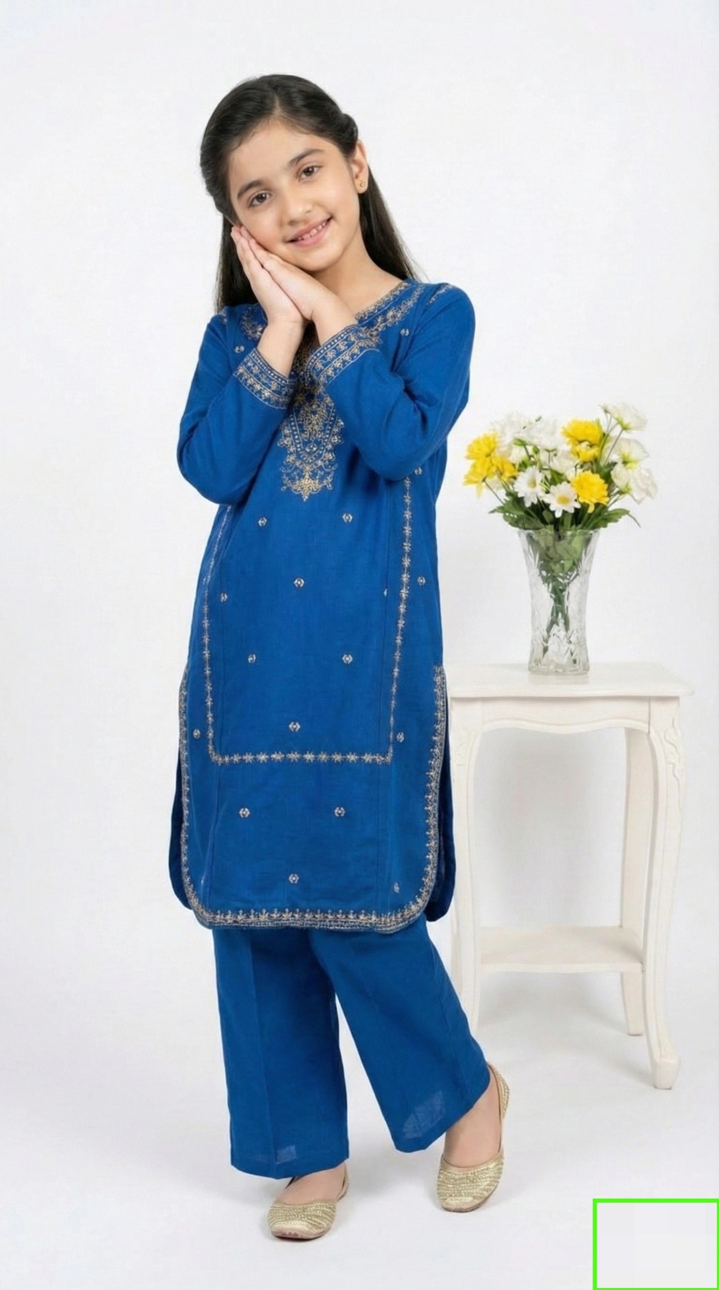 2 PIECE - EMBROIDERED KHADDAR SUIT