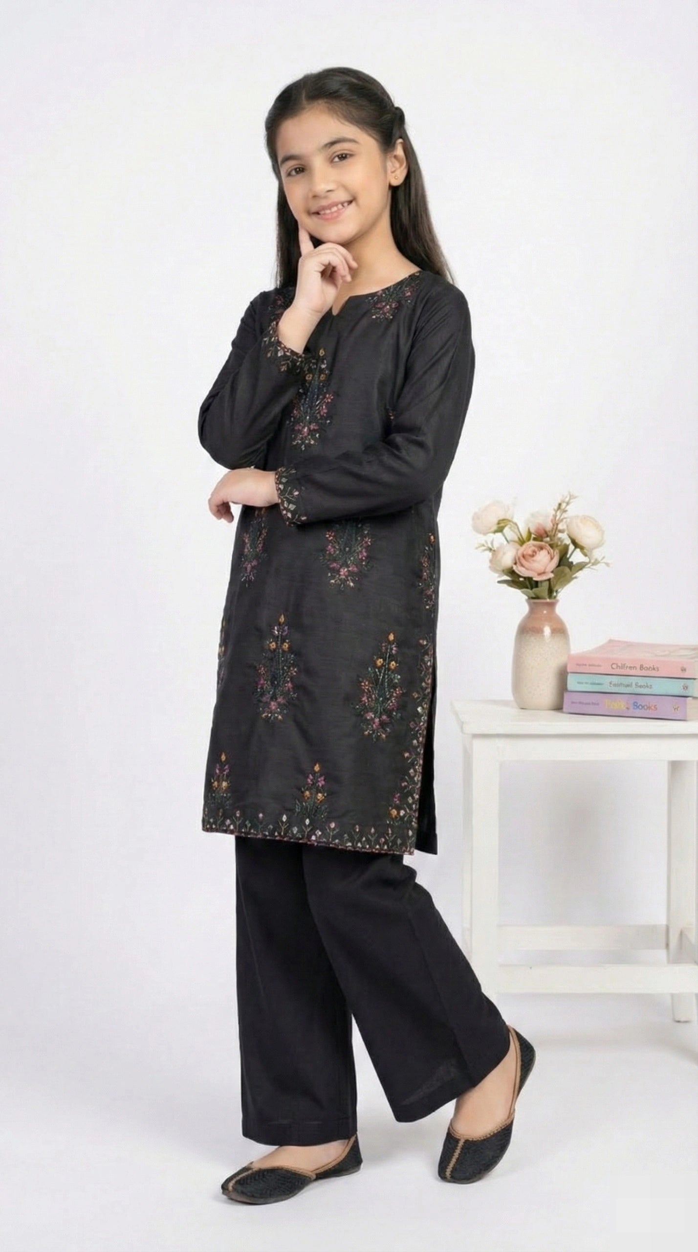 2 PIECE - EMBROIDERED KHADDAR SUIT