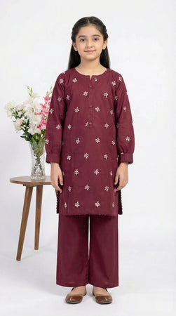 2 PIECE - EMBROIDERED KHADDAR SUIT