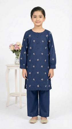 2 PIECE - EMBROIDERED KHADDAR SUIT
