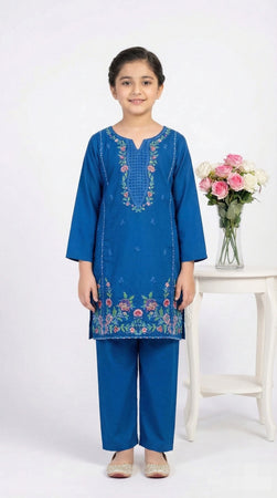 2 PIECE - EMBROIDERED KHADDAR SUIT