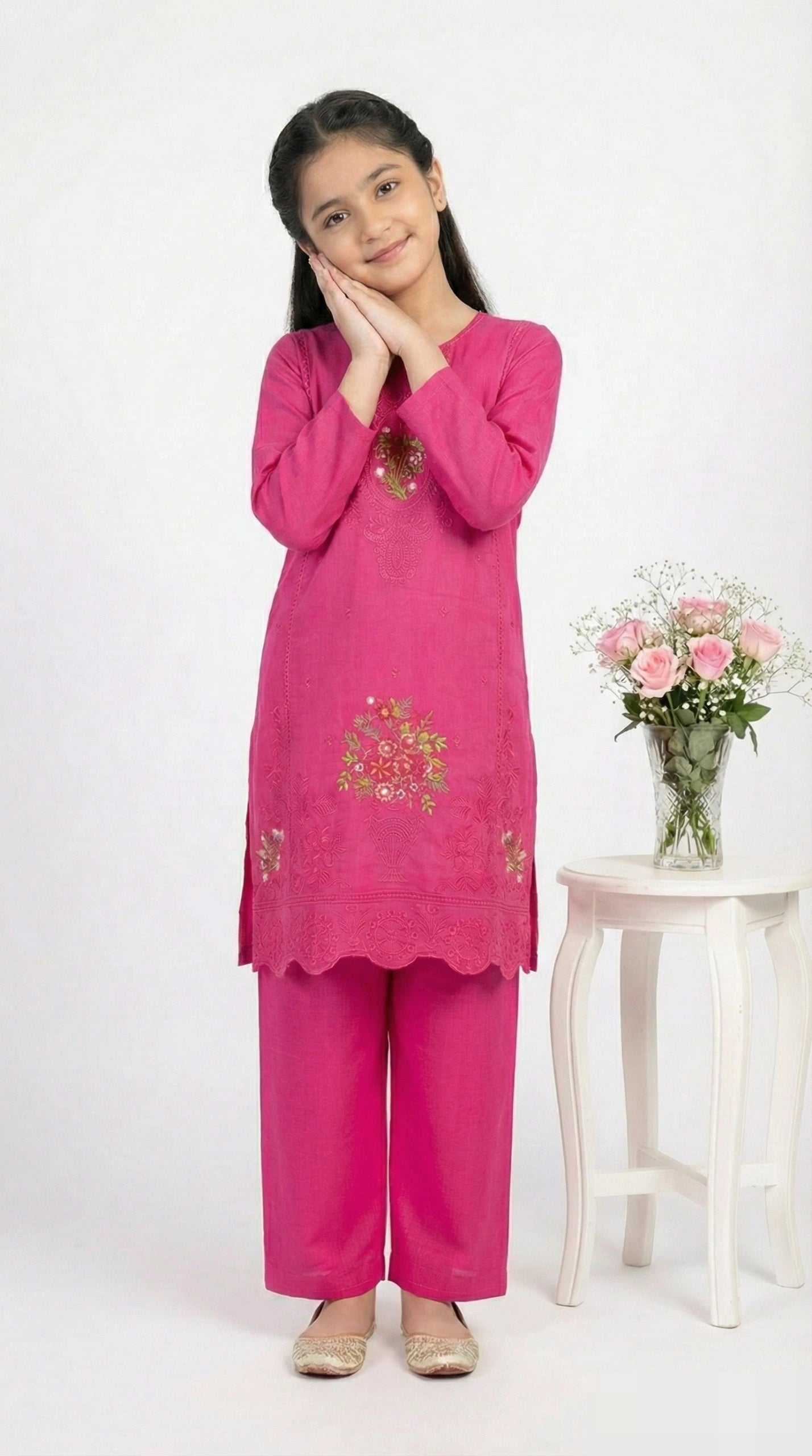 2 PIECE - EMBROIDERED KHADDAR SUIT