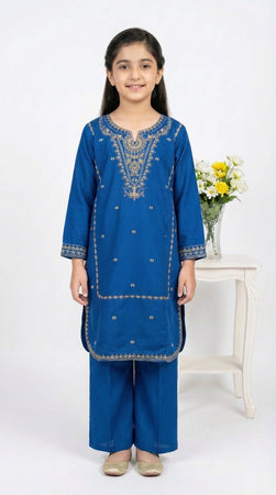 2 PIECE - EMBROIDERED KHADDAR SUIT