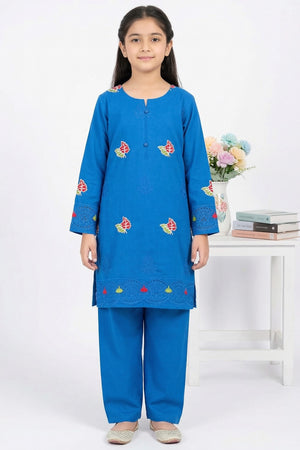 2 PIECE - EMBROIDERED KHADDAR SUIT