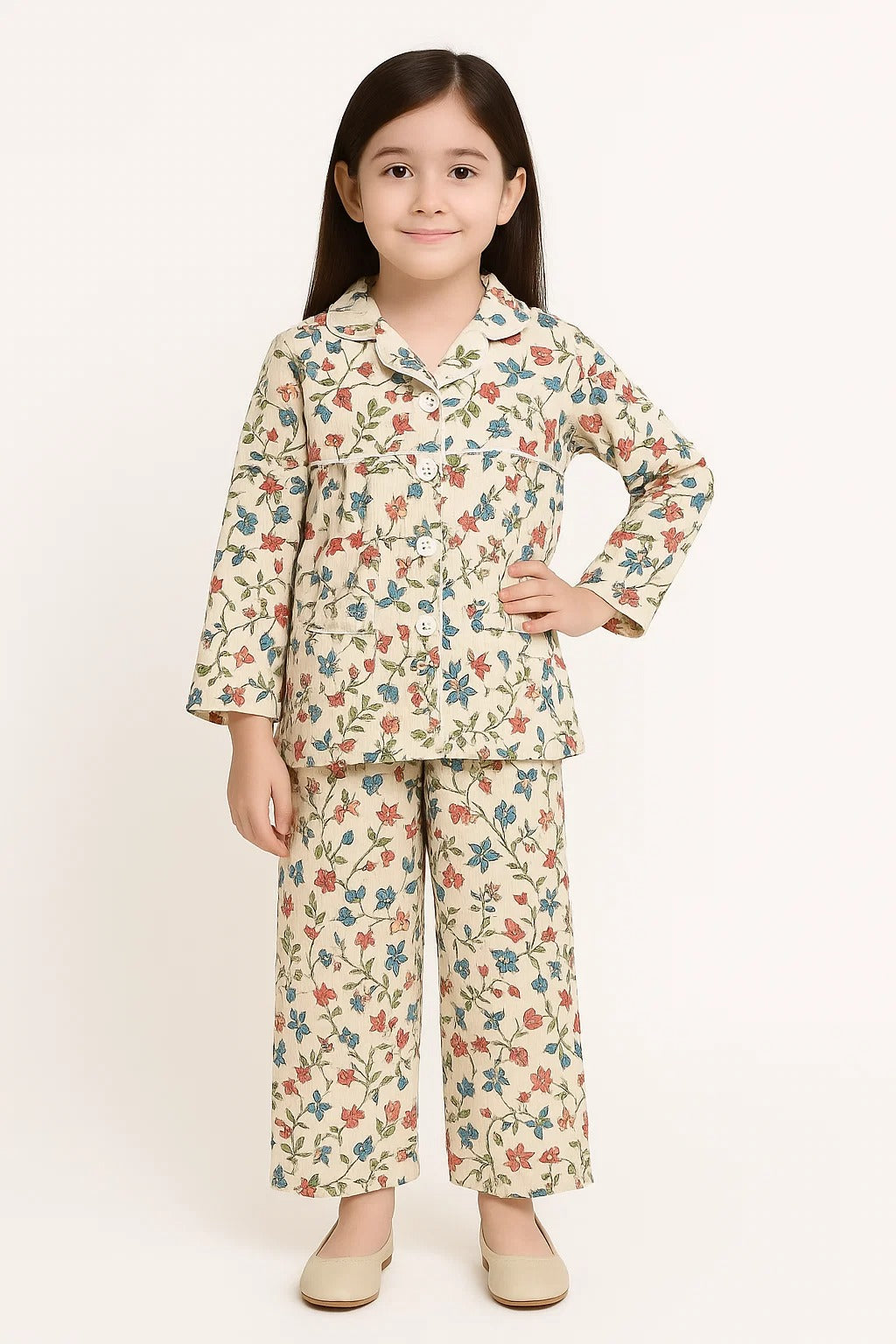 SLEEPWEAR SHIRT WITH PAJAMA SET