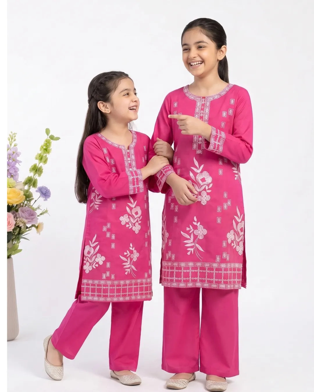 2 PIECE - EMBROIDERED KHADDAR SUIT