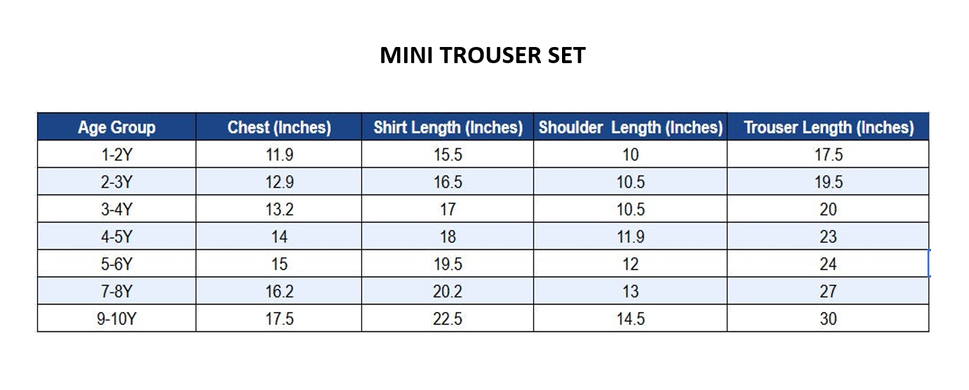 Size Chart Image