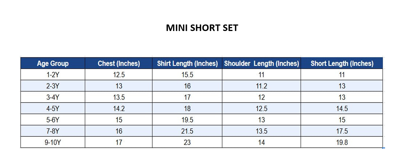 Size Chart Image