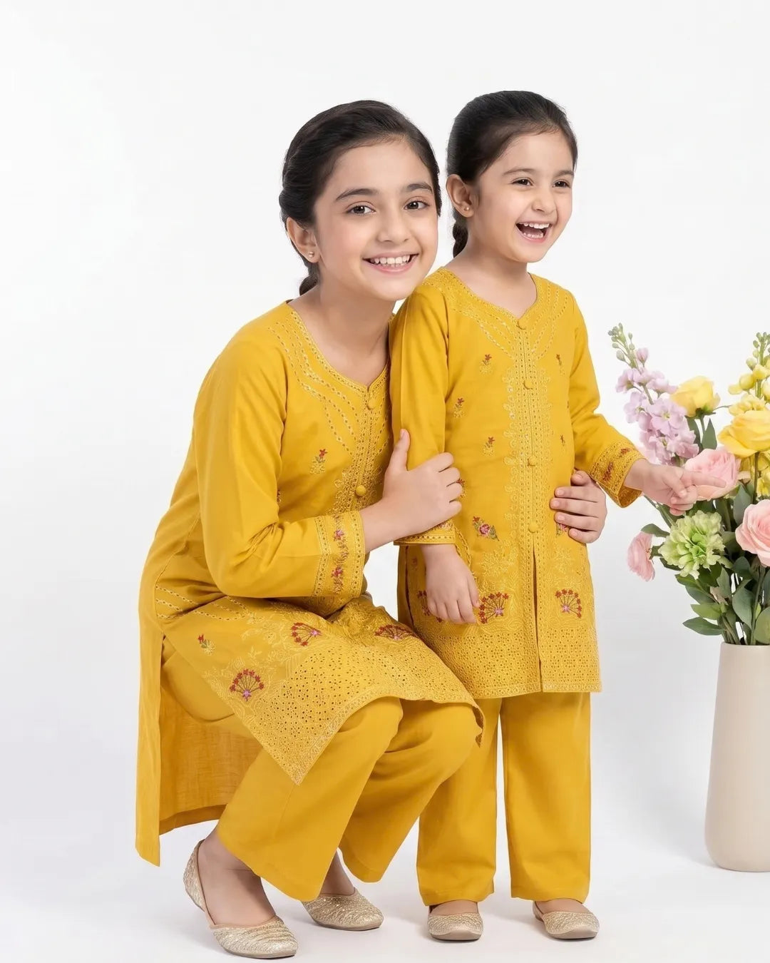 2 PIECE - EMBROIDERED KHADDAR SUIT