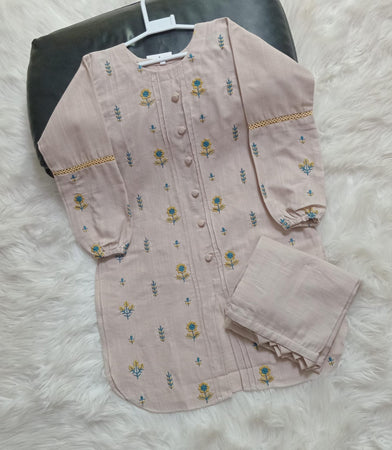 2 PIECE EMBROIDERED KHADDAR SUIT