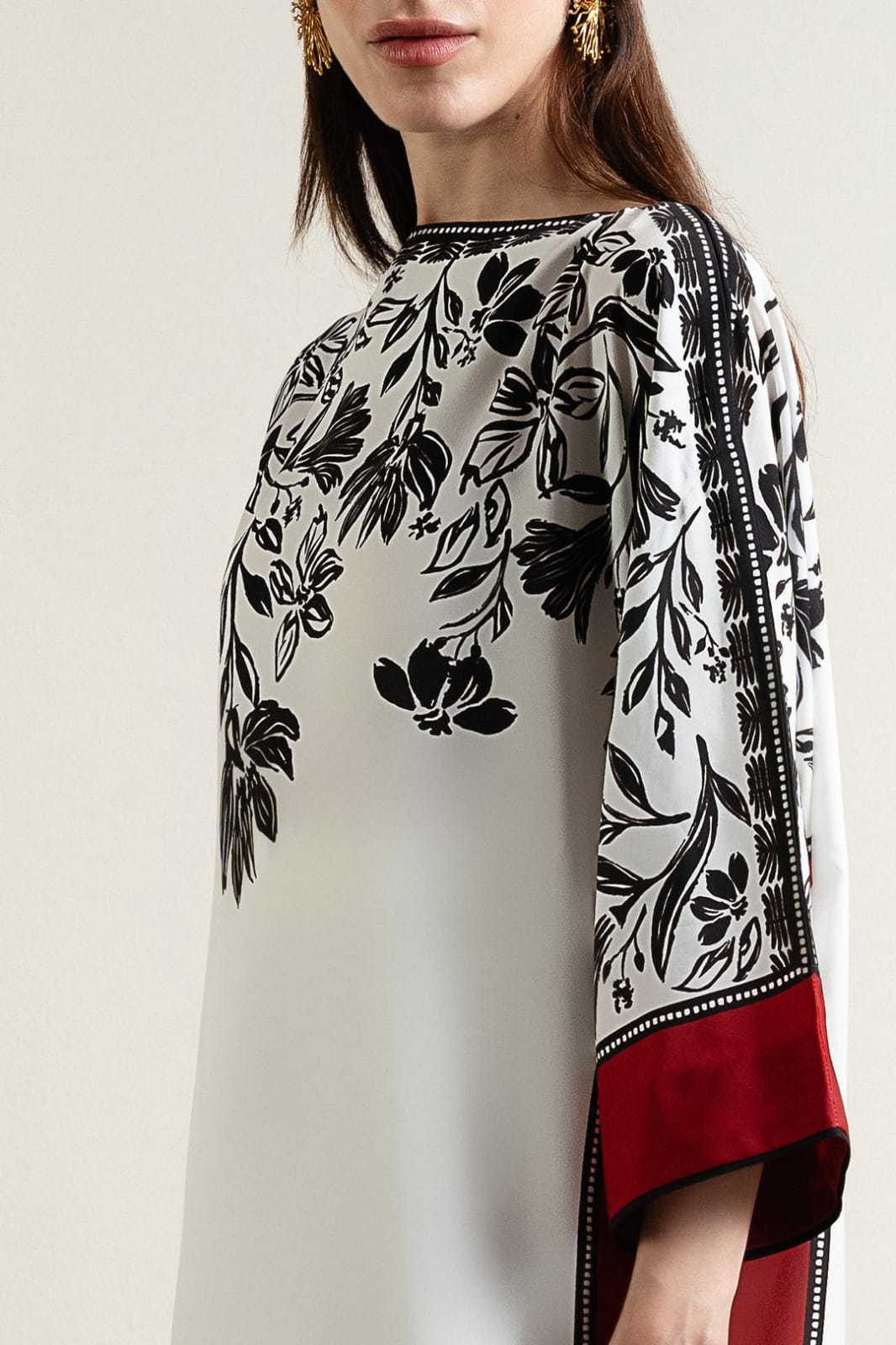 2 PIECE - PRINTED CREPE SUIT