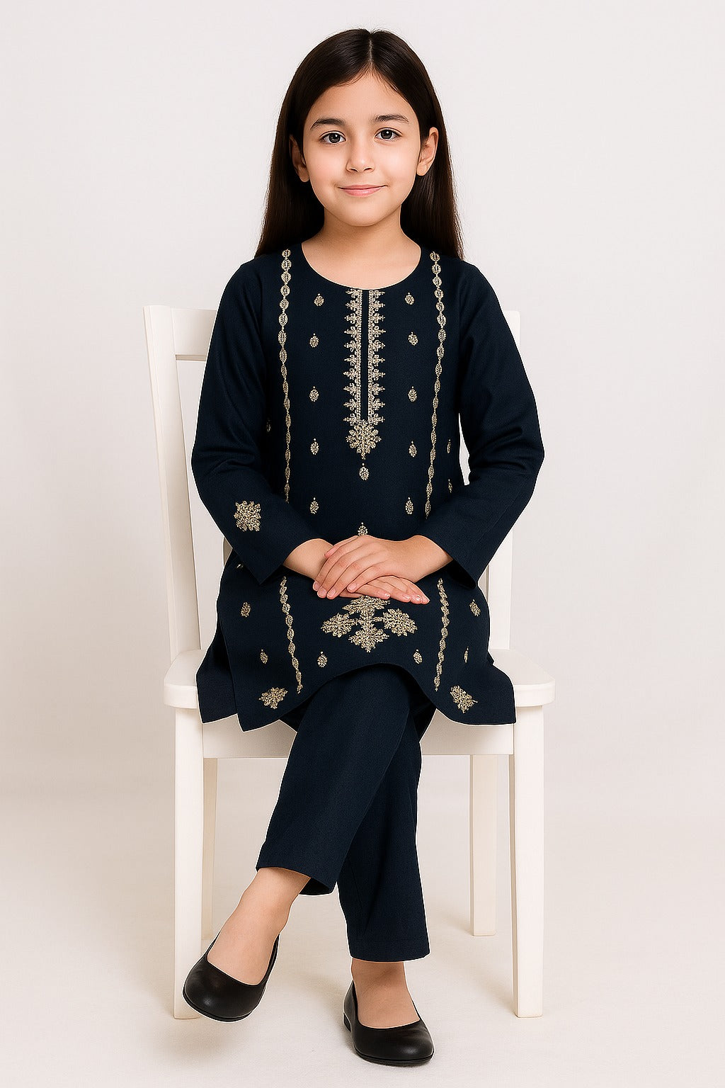 2 PIECE - EMBROIDERED KHADDAR SUIT