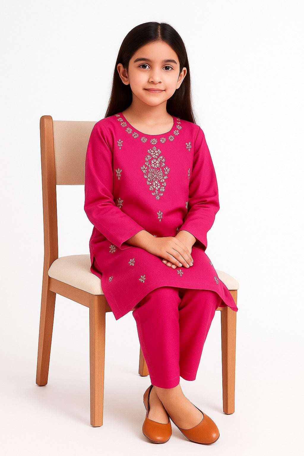 2 PIECE - EMBROIDERED KHADDAR SUIT