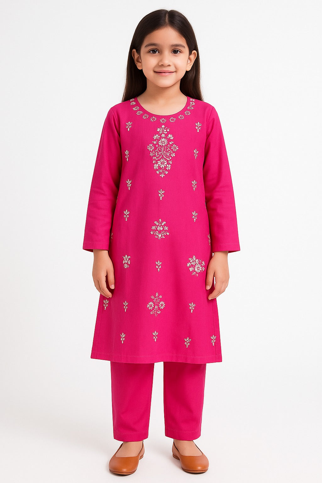 2 PIECE - EMBROIDERED KHADDAR SUIT