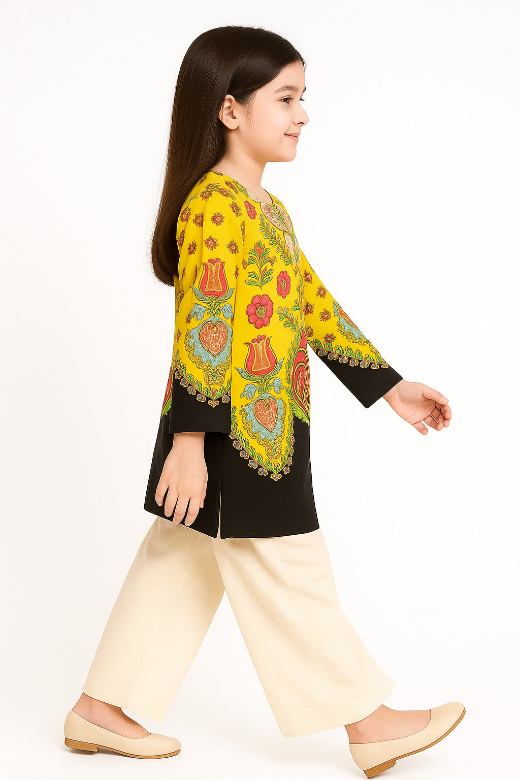 2 PIECE - PRINTED CAMBRIC SUIT