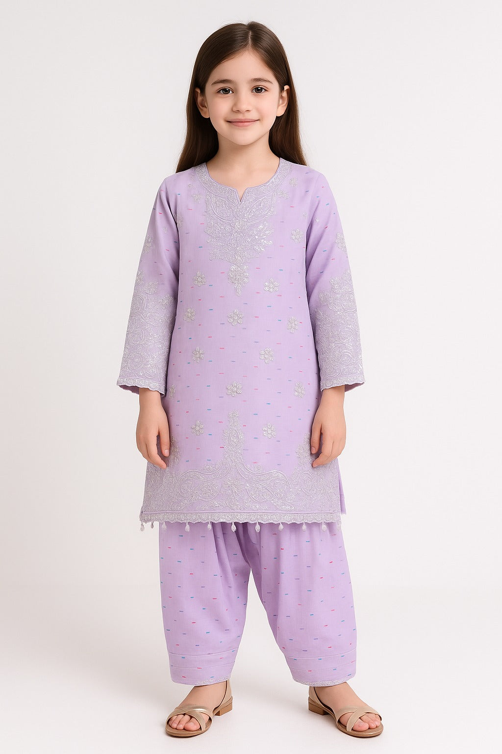 2 PIECE - FARSHI SHALWAR COTTON SUIT