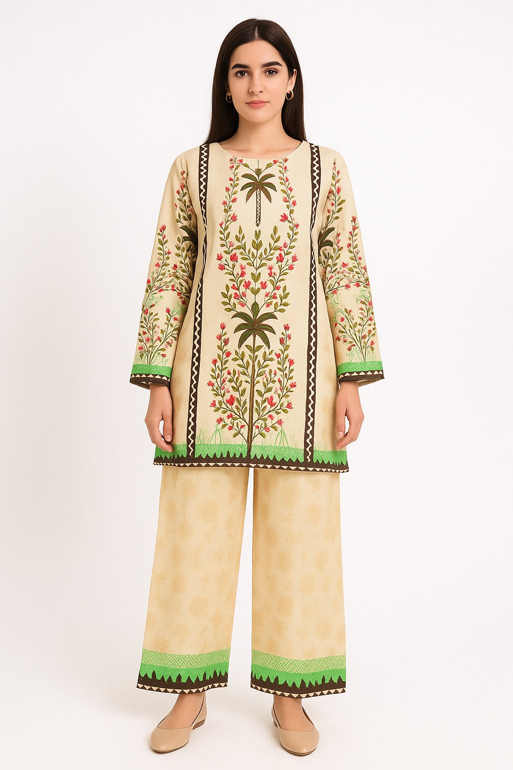 2 PIECE - PRINTED VISCOSE SUIT