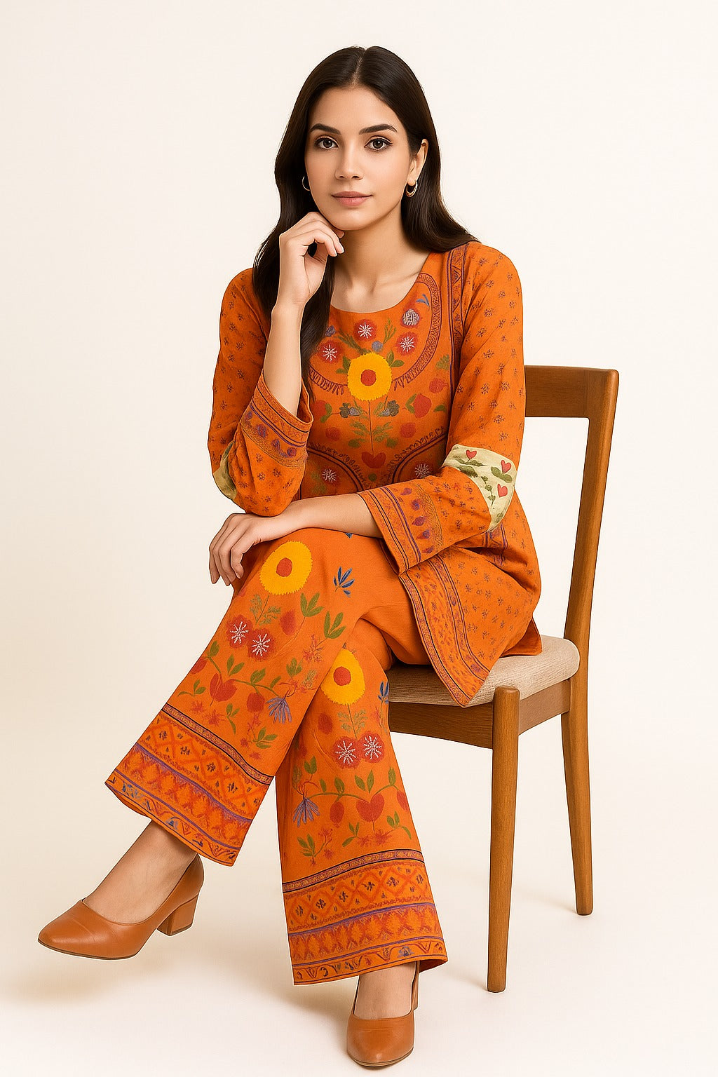 2 PIECE - PRINTED VISCOSE SUIT