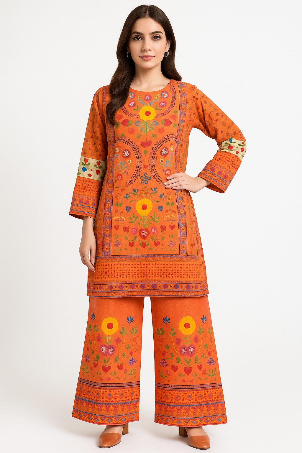 2 PIECE - PRINTED VISCOSE SUIT