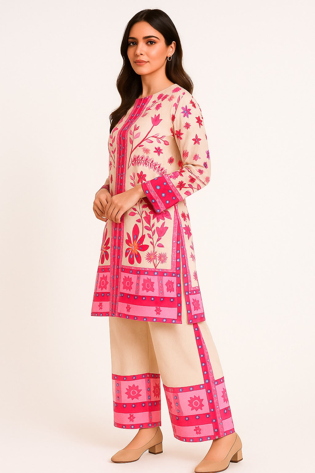 2 PIECE - PRINTED VISCOSE SUIT