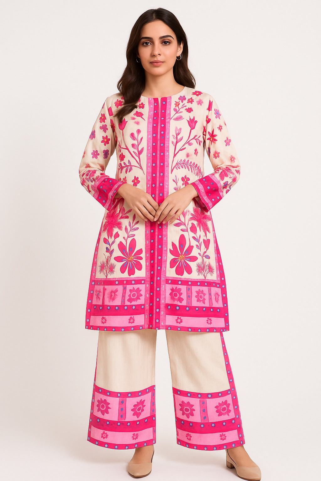 2 PIECE - PRINTED VISCOSE SUIT