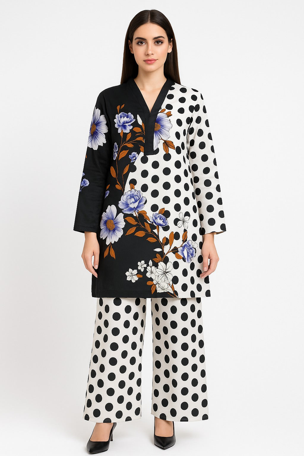 2 PIECE - PRINTED VISCOSE SUIT