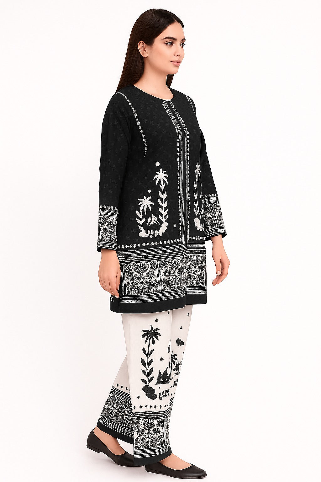 2 PIECE - PRINTED VISCOSE SUIT