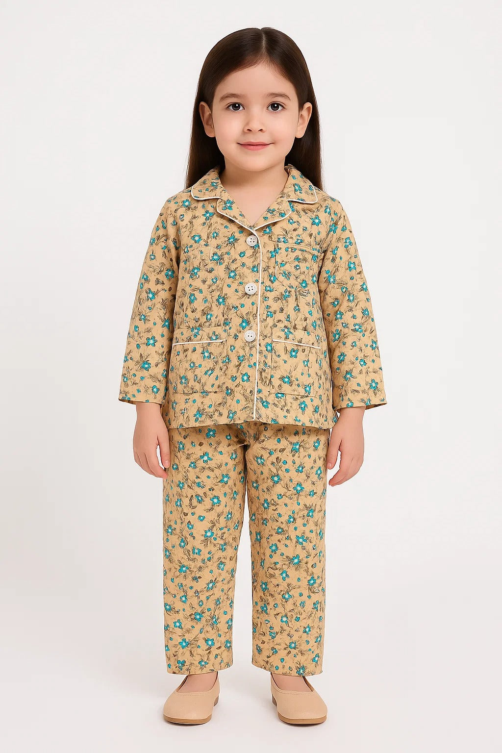 SLEEPWEAR SHIRT WITH PAJAMA SET