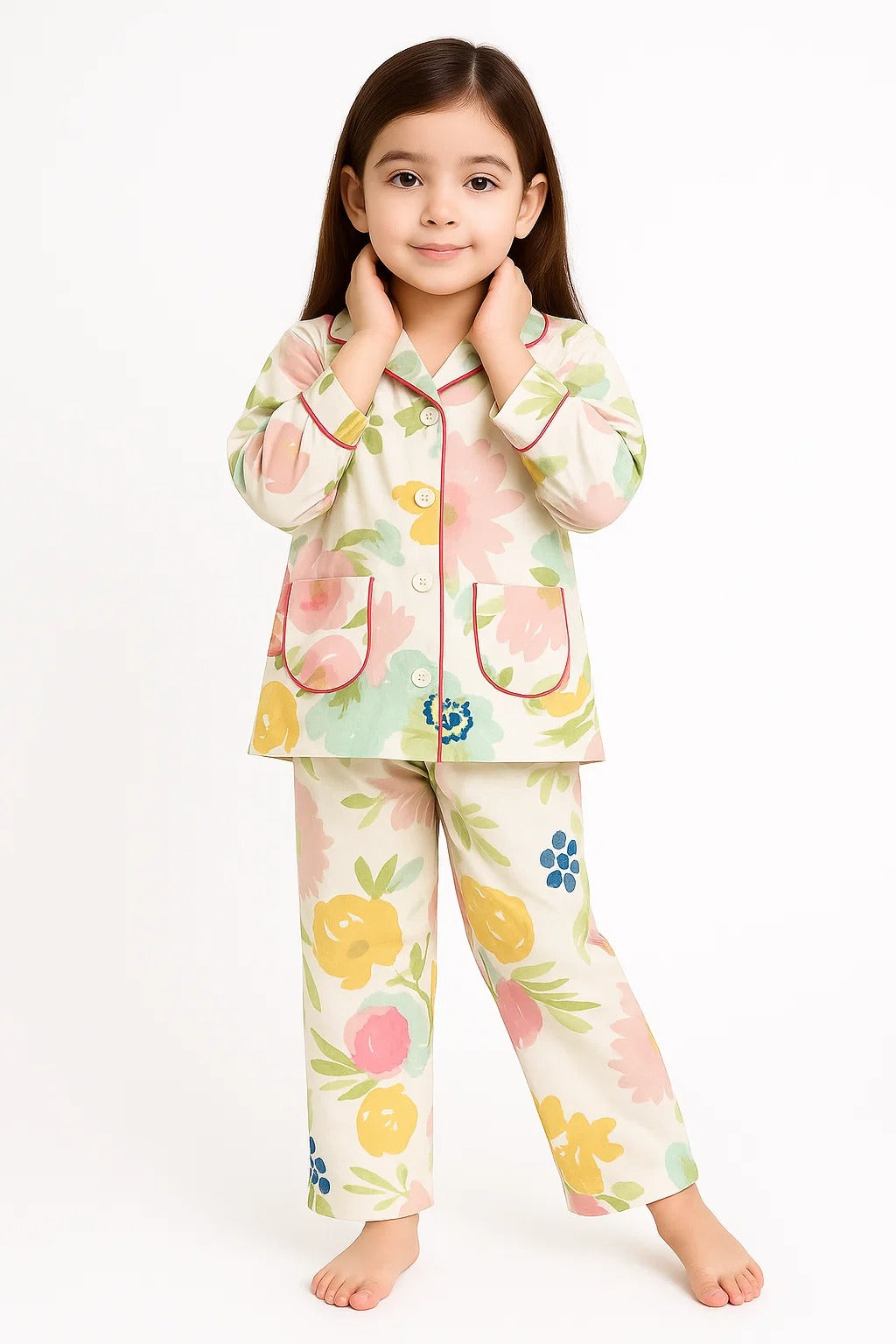 SLEEPWEAR SHIRT WITH PAJAMA SET