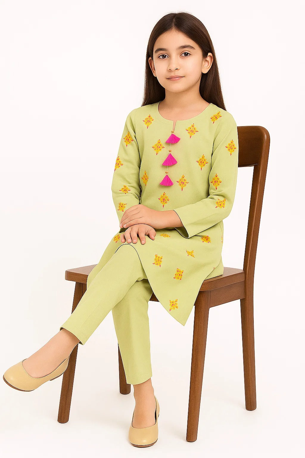 2 PIECE - EMBROIDERED KHADDAR SUIT