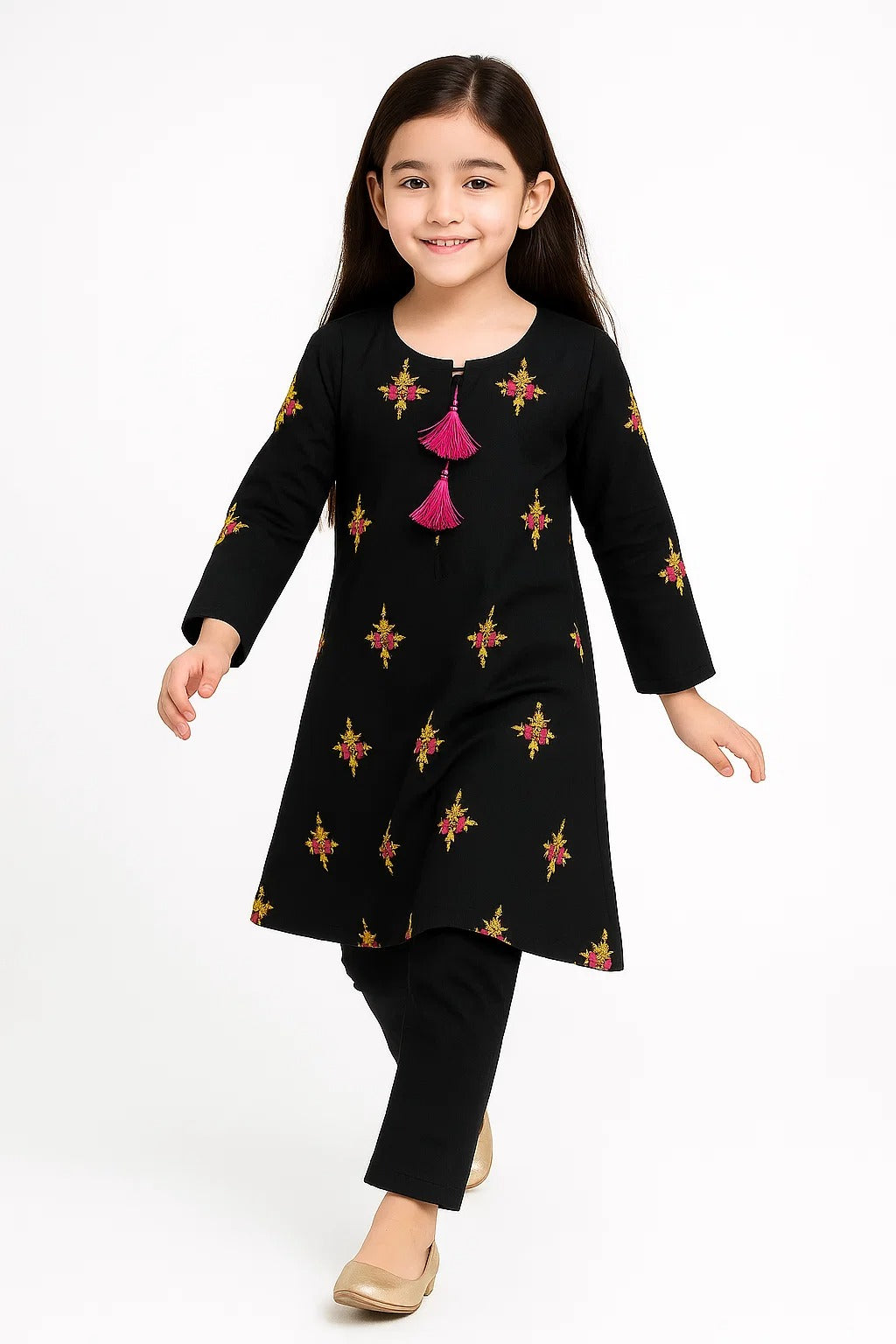 2 PIECE - EMBROIDERED KHADDAR SUIT