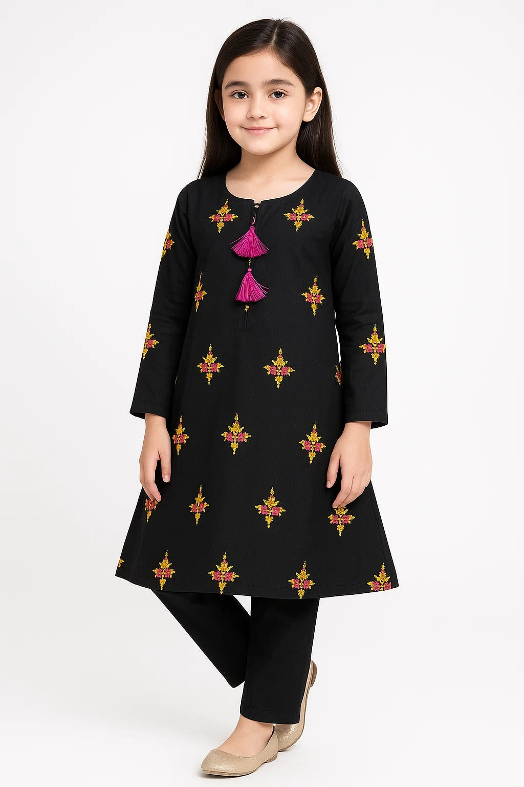 2 PIECE - EMBROIDERED KHADDAR SUIT