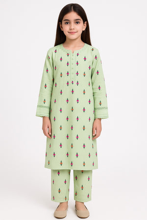 2 PIECE - EMBROIDERED KHADDAR SUIT