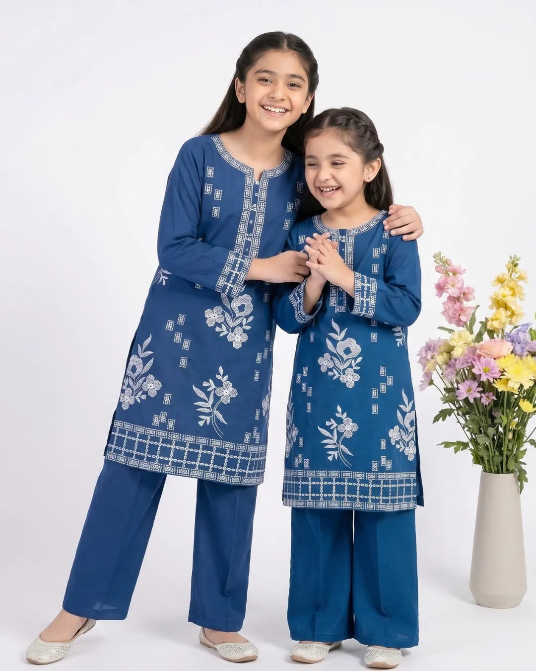 2 PIECE - EMBROIDERED KHADDAR SUIT