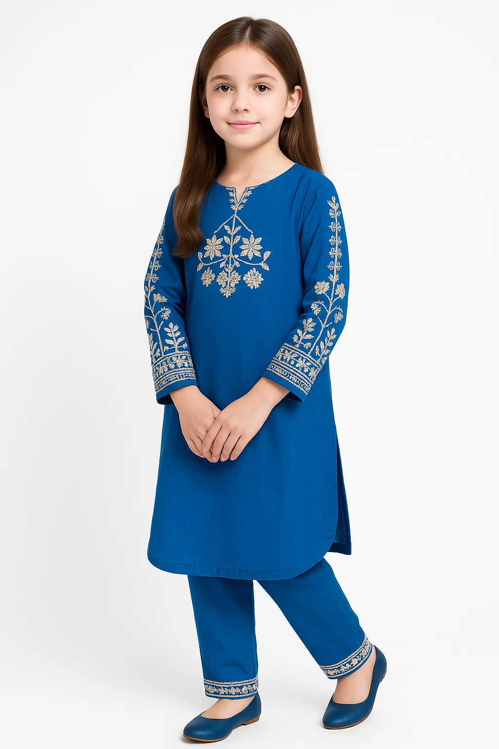 2 PIECE - EMBROIDERED KHADDAR SUIT