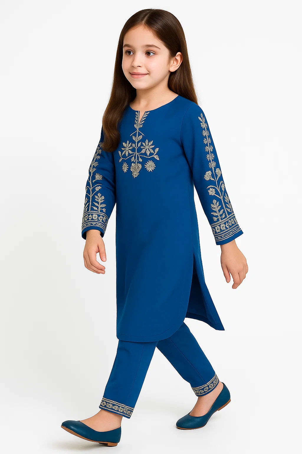 2 PIECE - EMBROIDERED KHADDAR SUIT