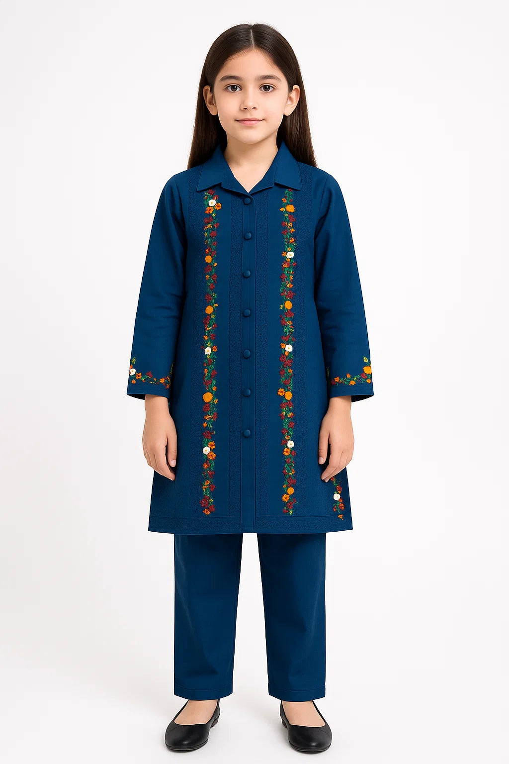 2 PIECE - EMBROIDERED KHADDAR SUIT