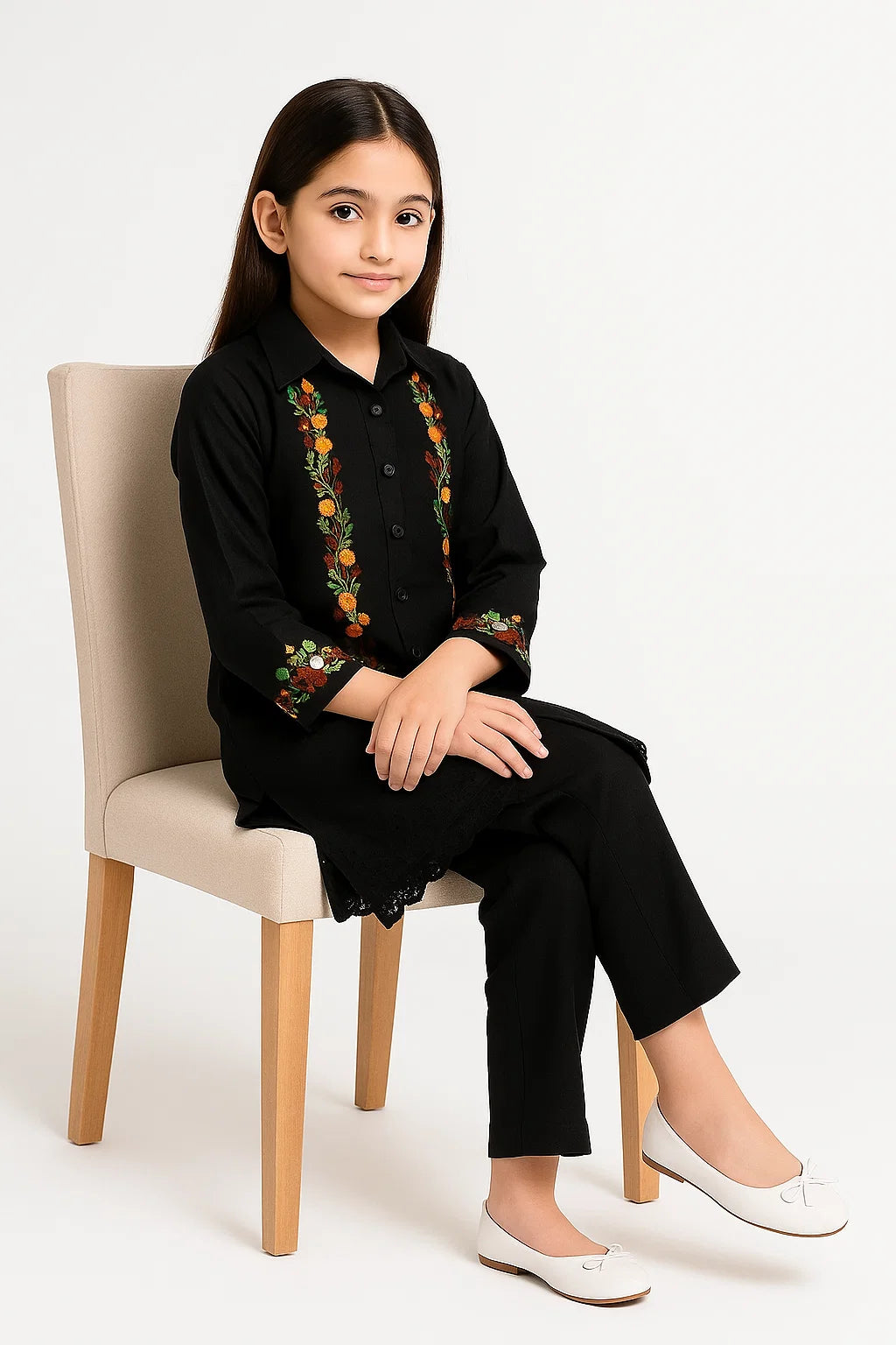 2 PIECE - EMBROIDERED KHADDAR SUIT