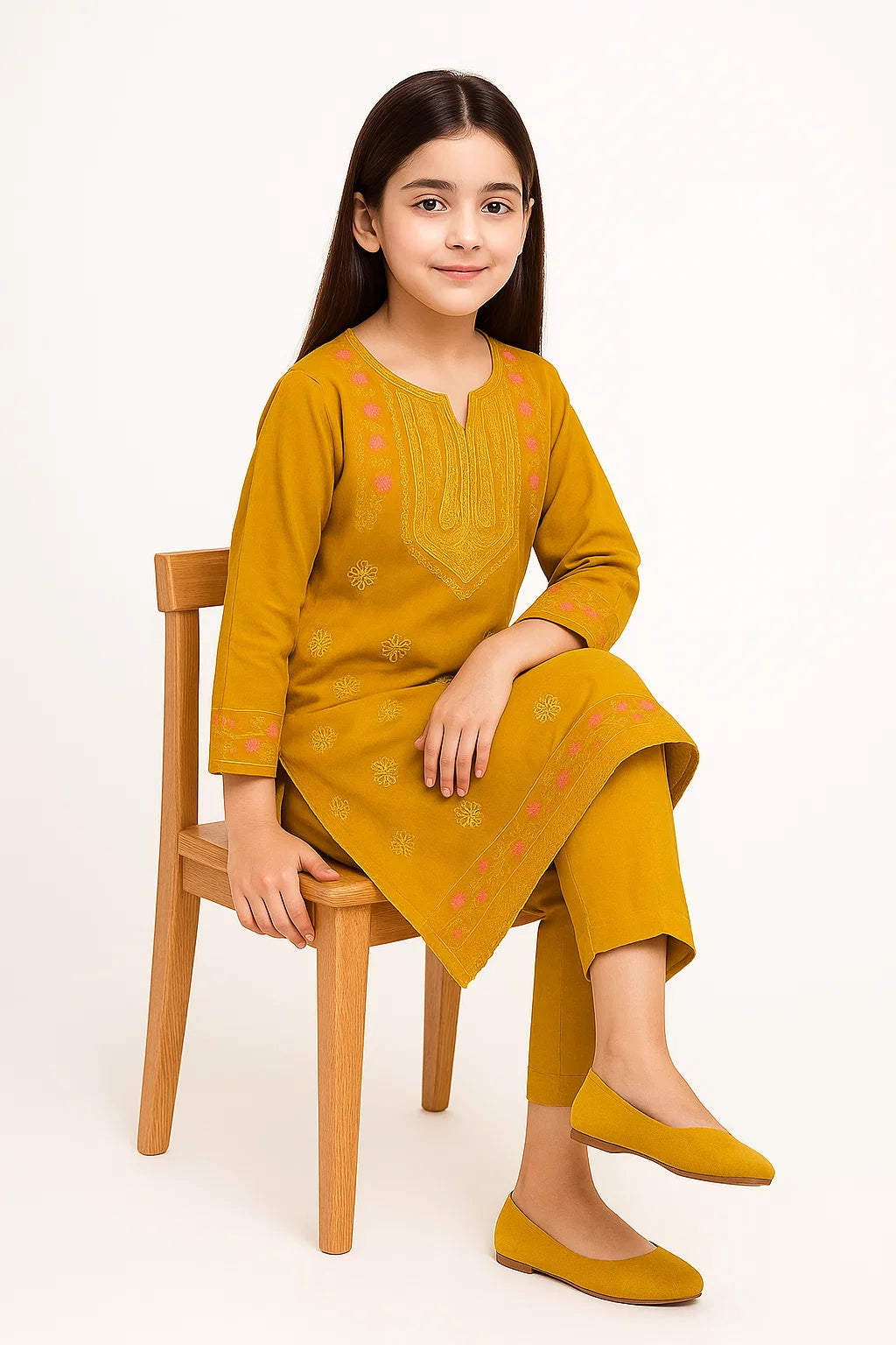 2 PIECE - EMBROIDERED KHADDAR SUIT