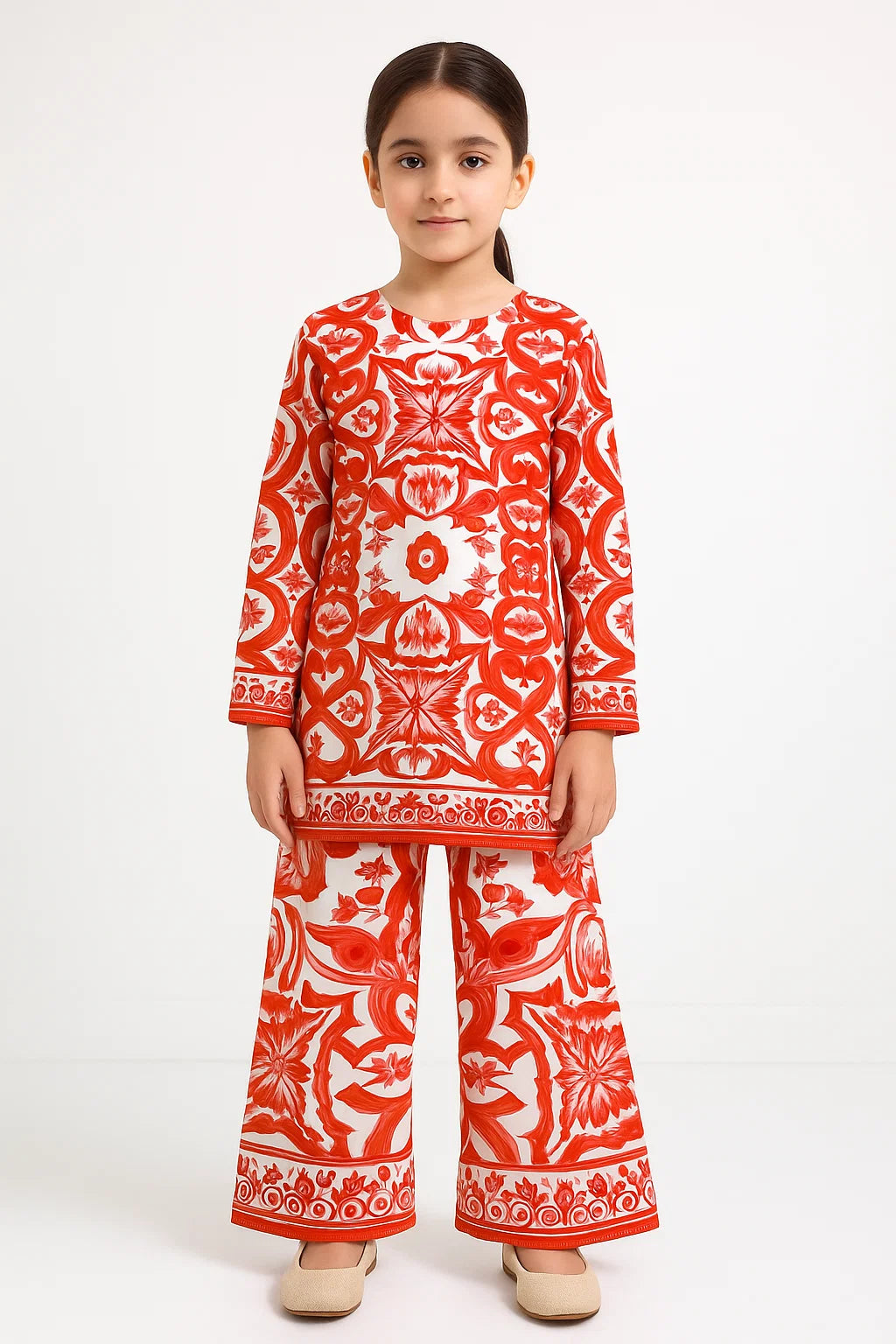 2 PIECE - PRINTED VISCOSE SUIT