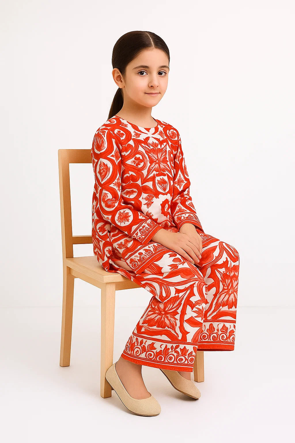 2 PIECE - PRINTED VISCOSE SUIT