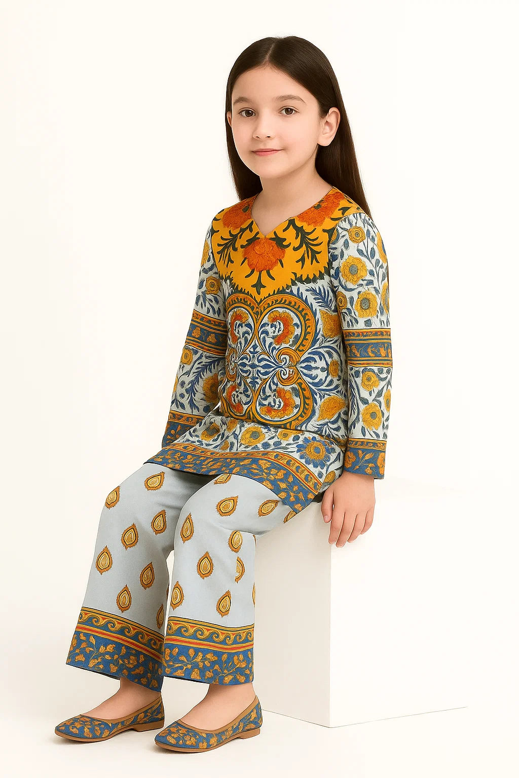 2 PIECE - PRINTED VISCOSE SUIT