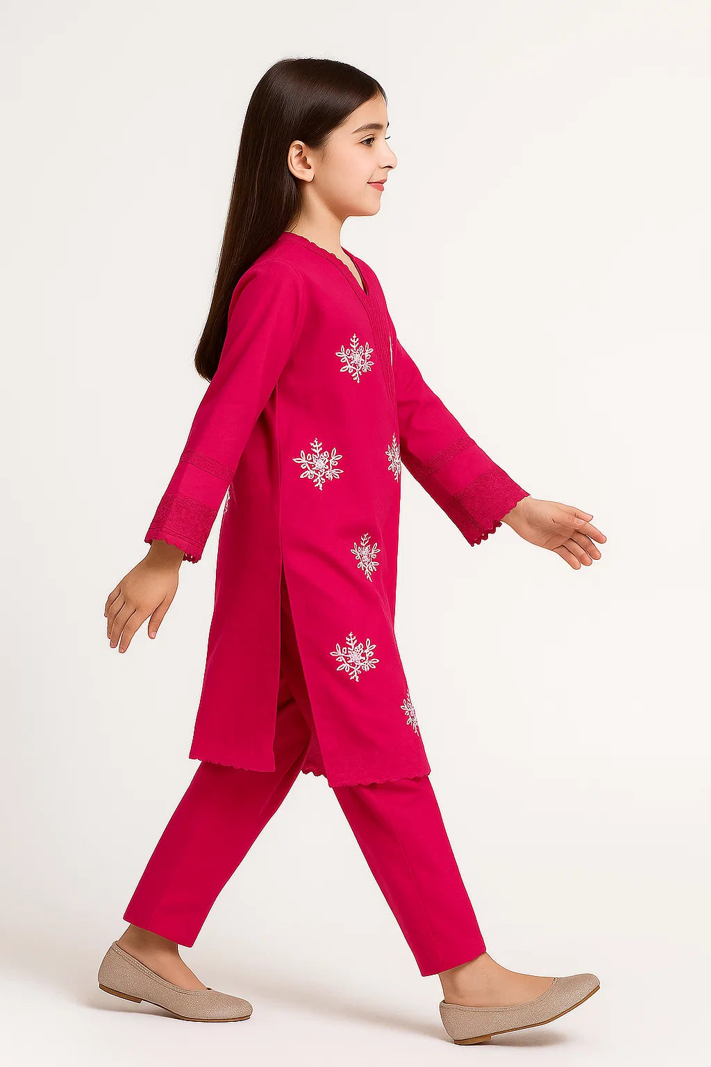 2 PIECE - EMBROIDERED KHADDAR SUIT