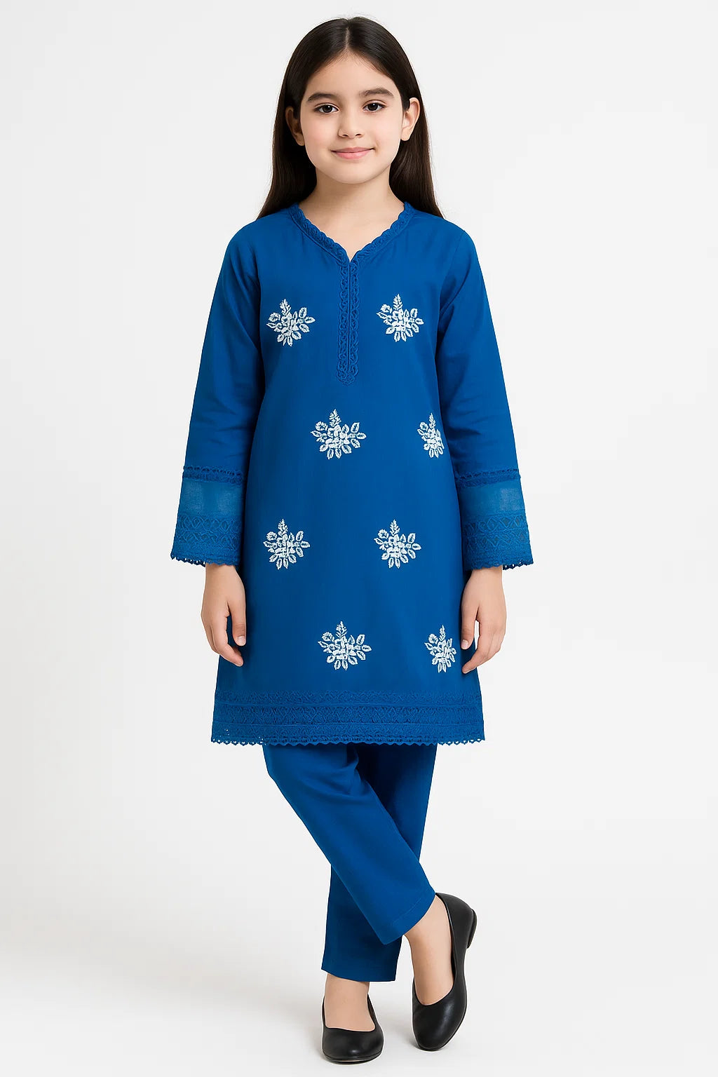 2 PIECE - EMBROIDERED KHADDAR SUIT