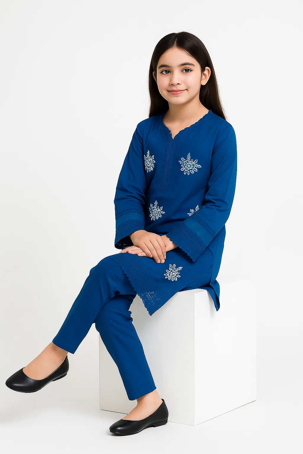 2 PIECE - EMBROIDERED KHADDAR SUIT